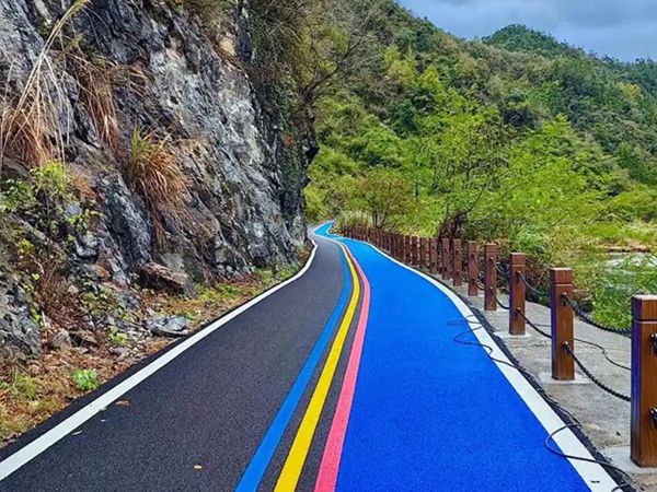 海宁彩色沥青道路